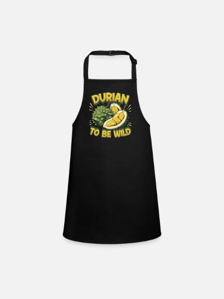 Durian pour être sauvage - Tablier Enfant - noir - Devant
