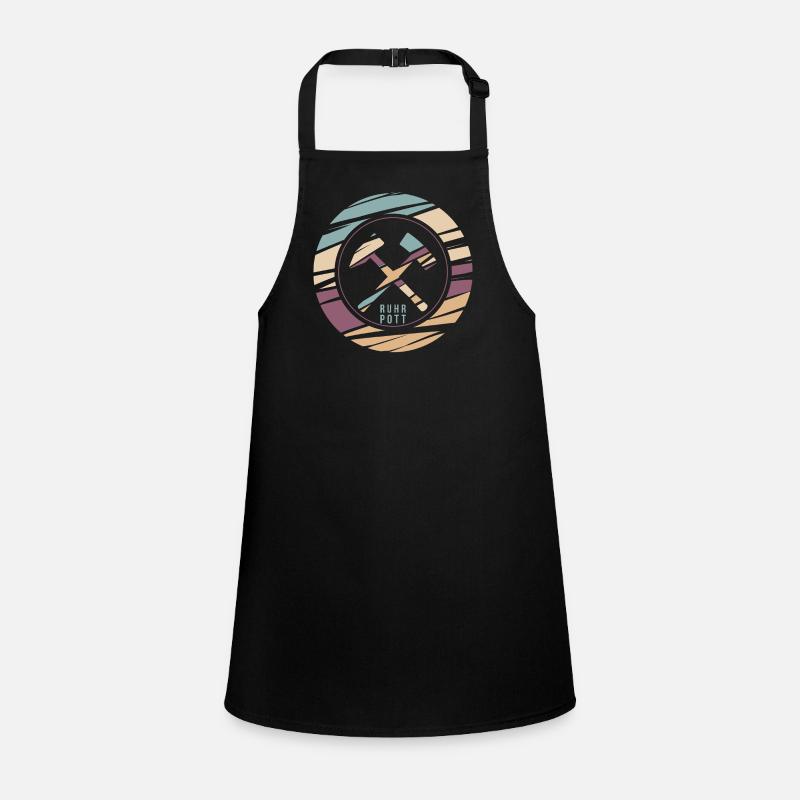 RuhrPott Retro Logo Print Children's Apron