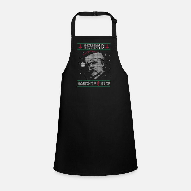BEYOND NAUGHTY & NICE NIETZSCHE UGLY CHRISTMAS Children's Apron