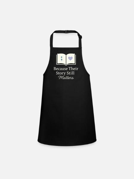 Suicide Loss Remembrance Walk Suicide - Children's Apron - black - Front