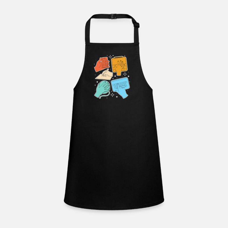 SLP Sign Language AAC Communication Children's Apron