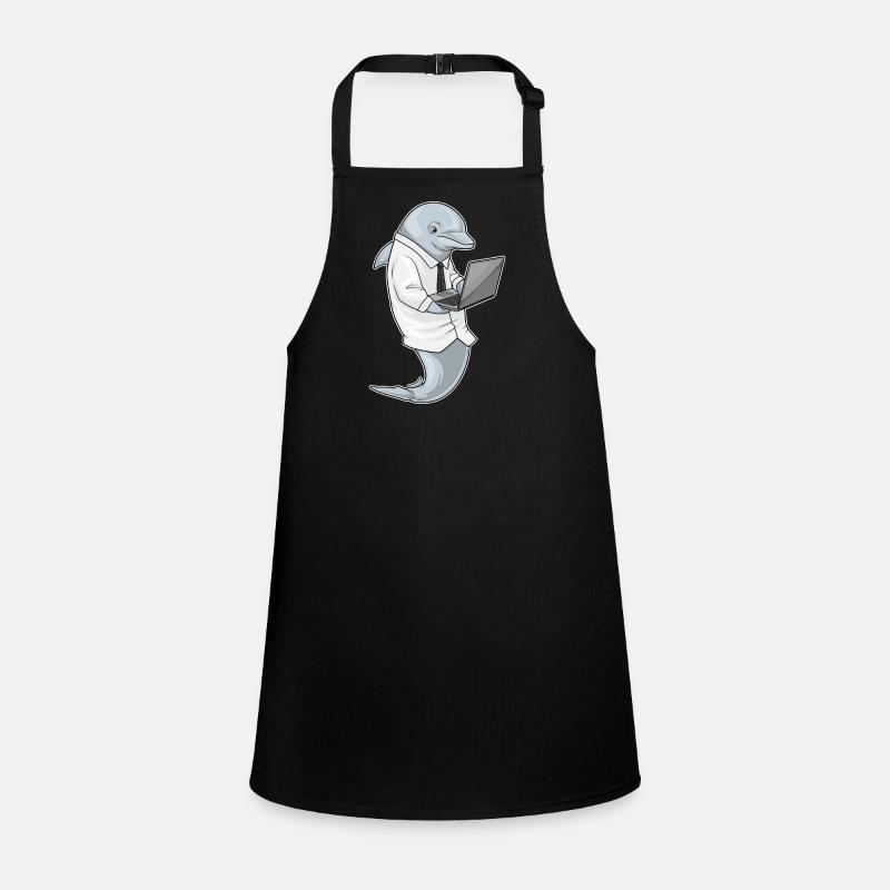 Dolphin Laptop Children's Apron