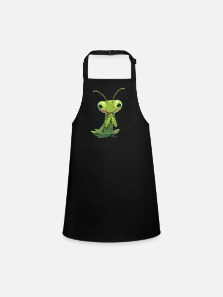 Mantes religieuses Mantes religieuses - Tablier Enfant - noir - Devant