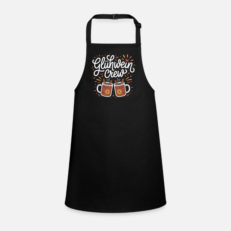 Mulled Wine Crew Merry Christmas Market Children's Apron