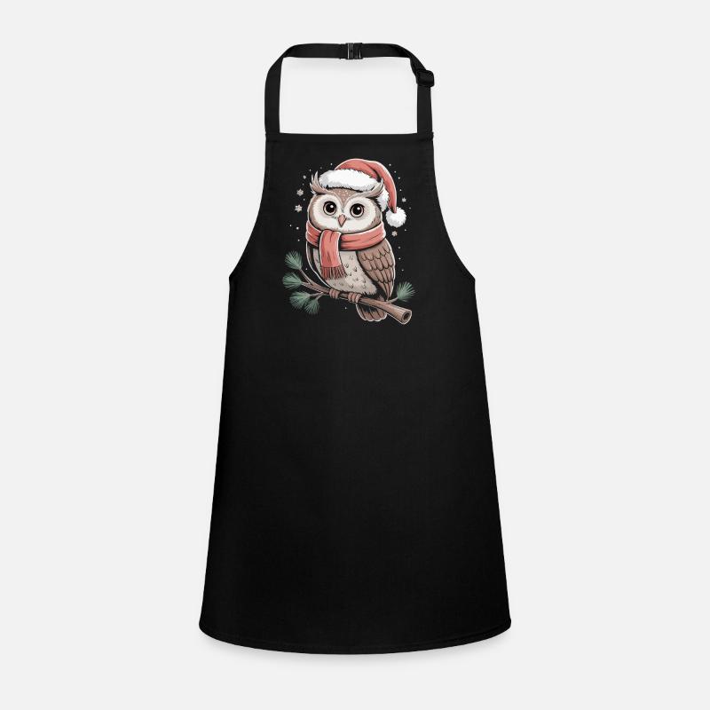 Christmas Owl Magic Scarf Children's Apron