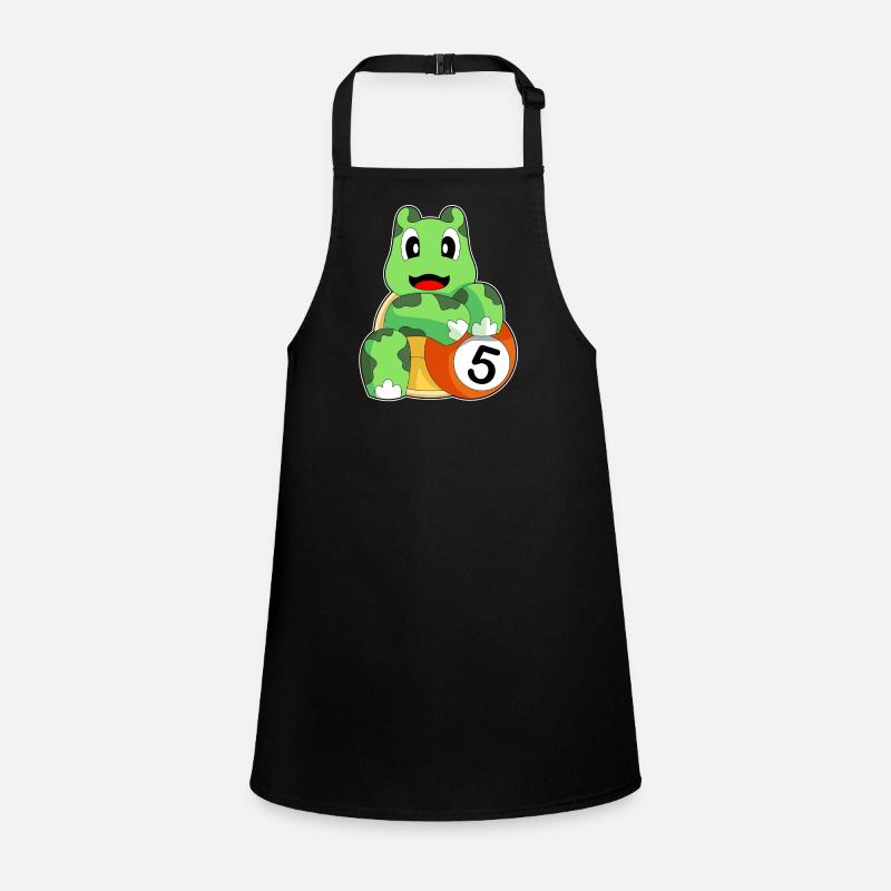 Turtle Billiard Object Ball Sport Children's Apron