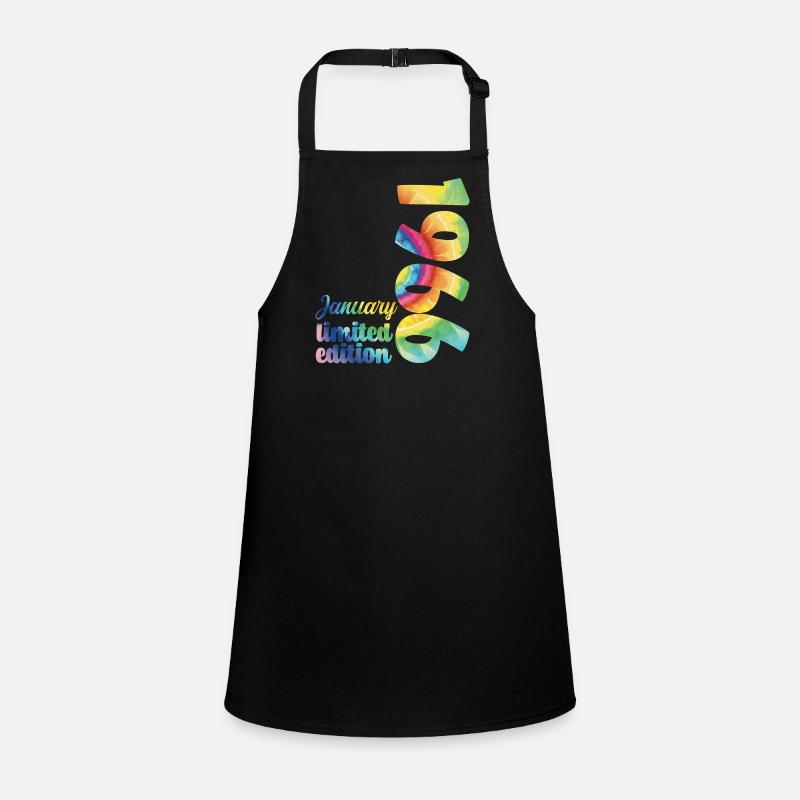 Anniversaire Janvier 1966 Cadeau Tie And Dye Tee Tablier Enfant