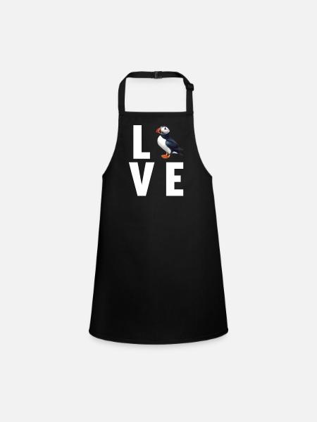 Papageientaucher di pulcinelle - Grembiuli per bambini - nero