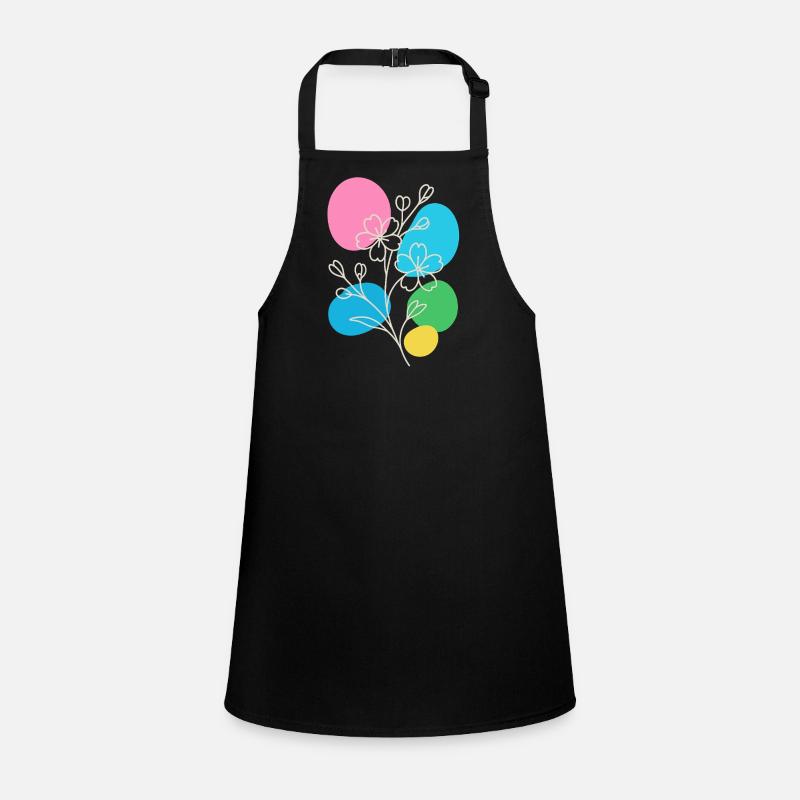 Graphique floral minimaliste, été bohème Tablier Enfant
