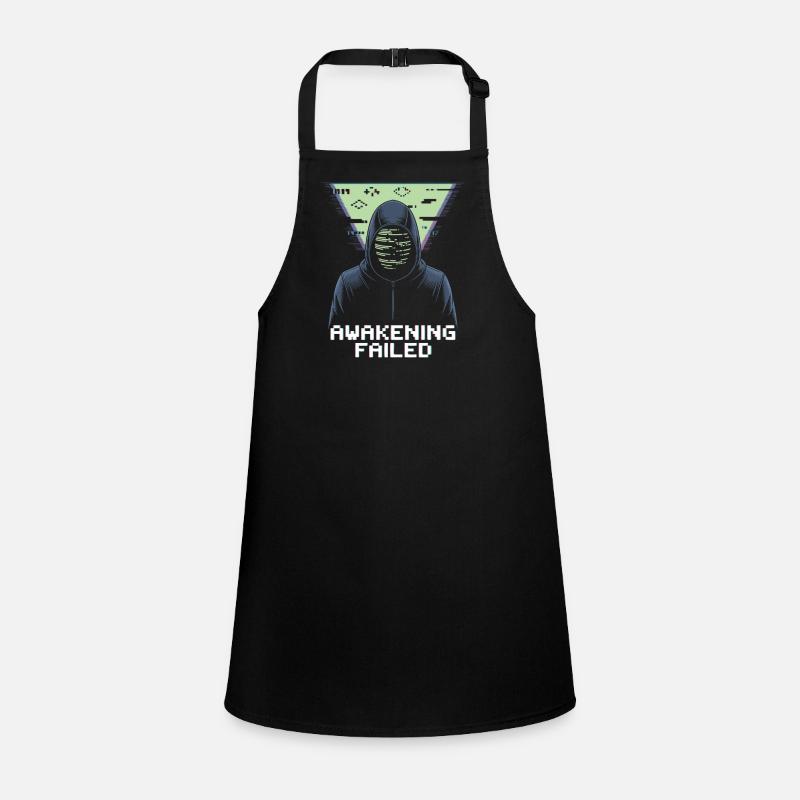 Awakening Failed – Retro Cyber Glitch Children's Apron