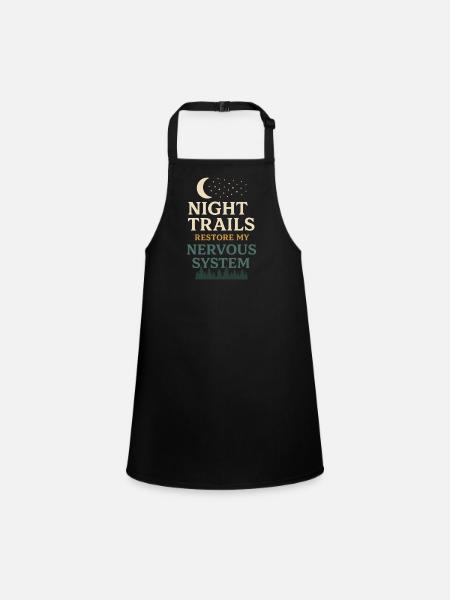 Neurodivergent introvert - Children's Apron - black - Front