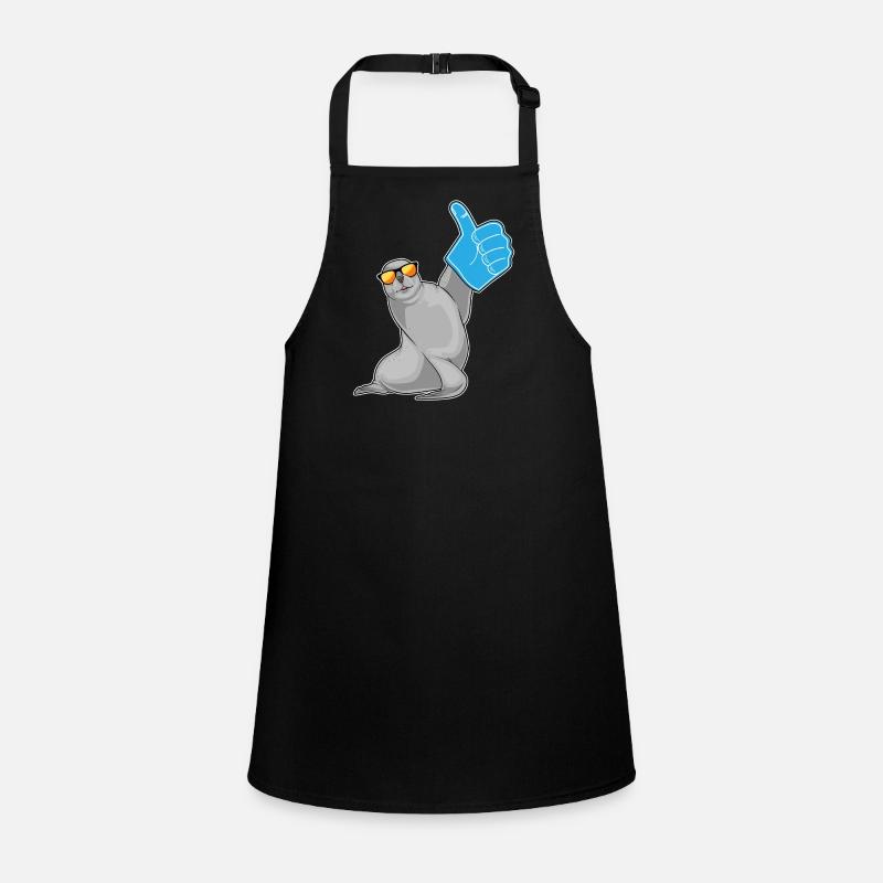 Seal thumbs up Children's Apron