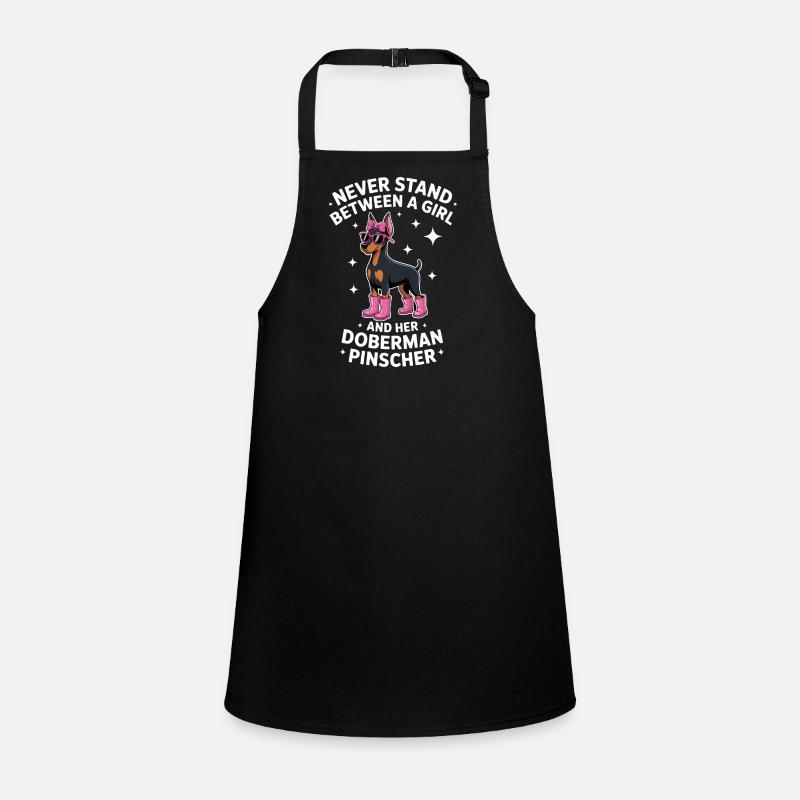 Doberman Pinscher Sayings Funny Doberman Gift Children's Apron