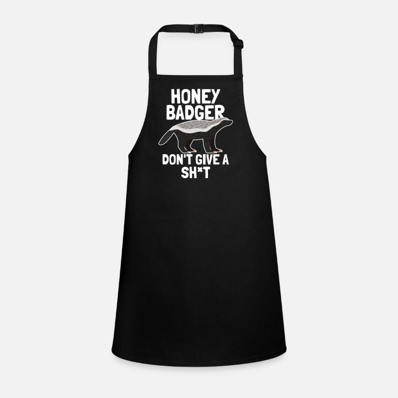 Honey Badger Give A Shit Children's Apron