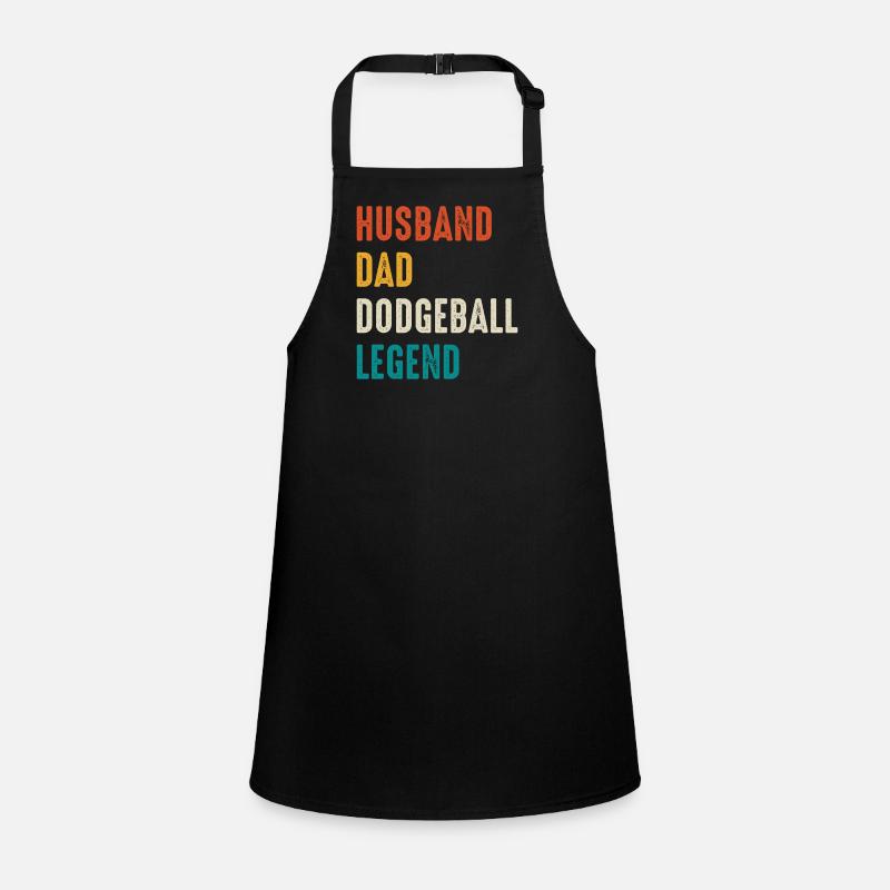 Dodgeball Legend: Husband Dad Children's Apron