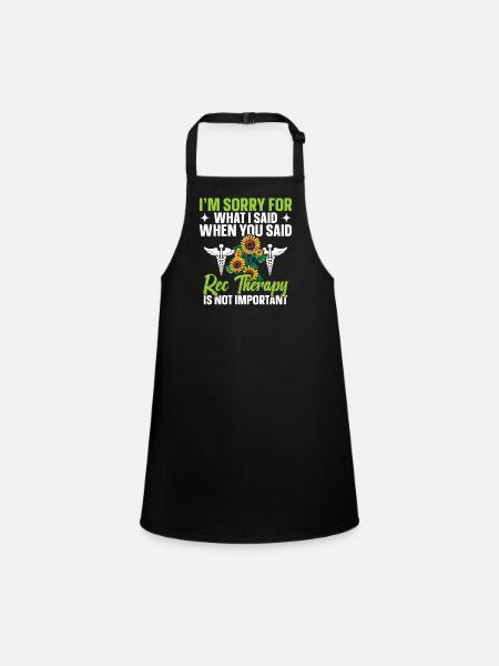  Recreational Therapy Therapeutic RC Recreational - Children's Apron - black - Front
