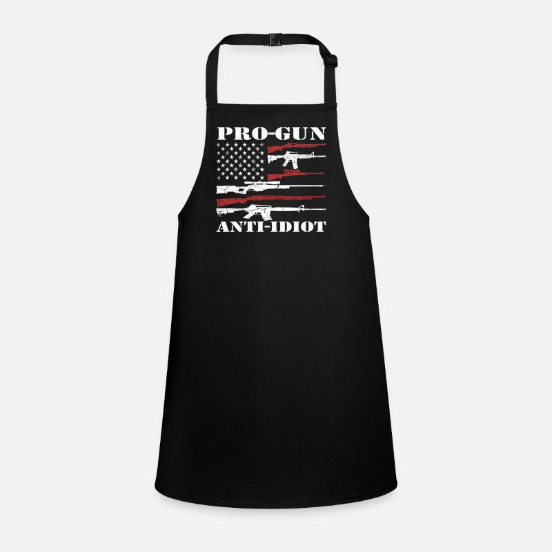 Pro-guns, anti-idiot Children's Apron