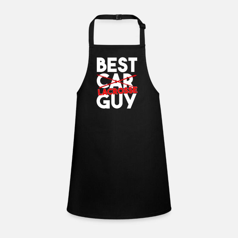 Best Lacrosse Guy Sports Player Coach Children's Apron