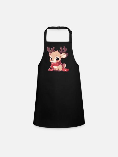 Renne Renne - Tablier Enfant - noir - Devant