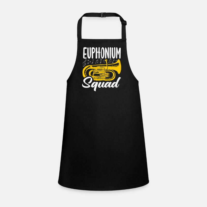 Vintage Euphonium Player Children's Apron