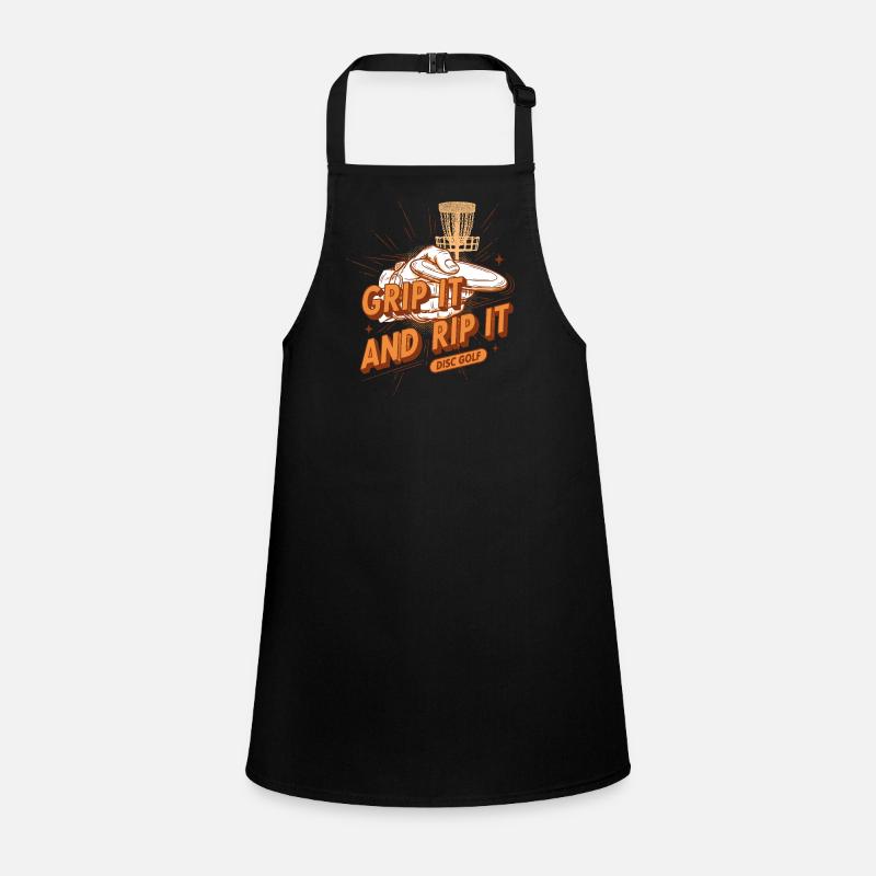 Grip It And Rip It Disc Golf Funny Disc Golf Children's Apron