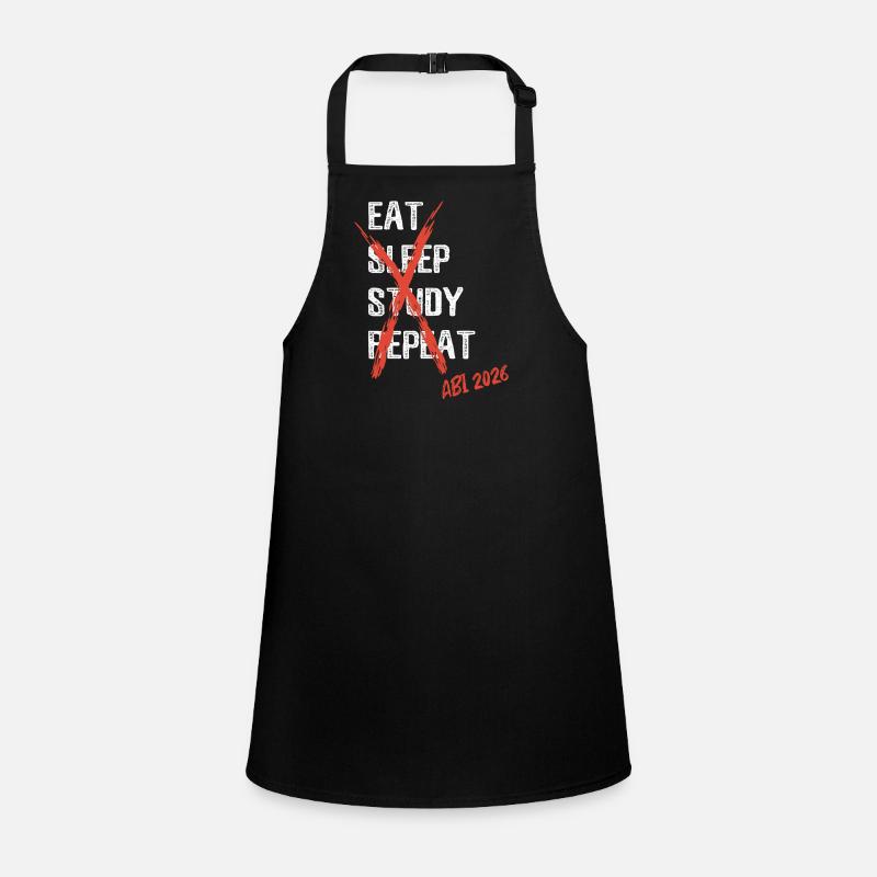 Eat sleep study repeat - Abi 2026 - Spruch Children's Apron