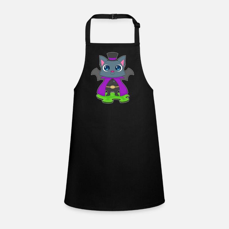 Fledermaus Halloween Vampir Schürze für Kinder