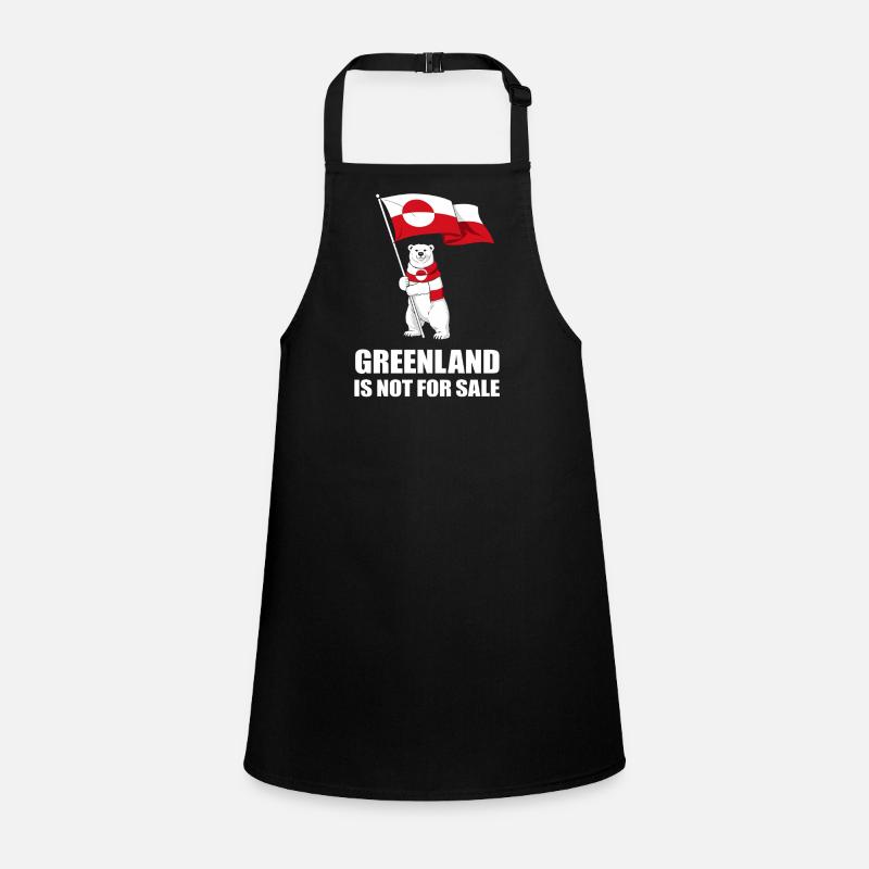Greenland Flag Bear Protest Children's Apron