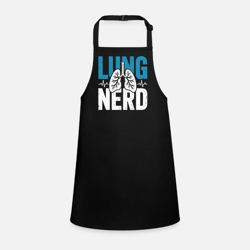 Lung Nerd Lungenliebhaber Shirt Schürze für Kinder