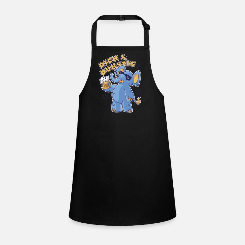 Fat and Thirsty Funny Saying Drinking Beer Children's Apron