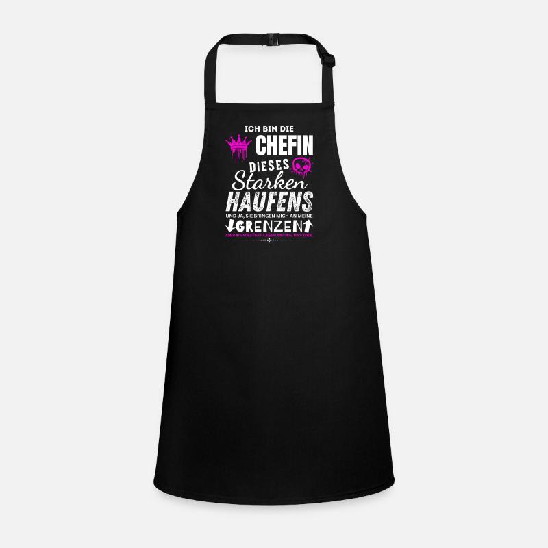Chefin dieses starken Haufens Chefin Geschenke Tablier Enfant