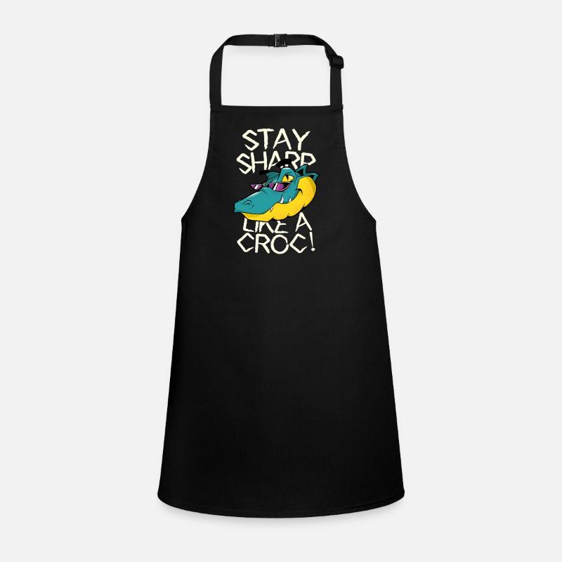 Stay sharp - Crocodile with style Children's Apron