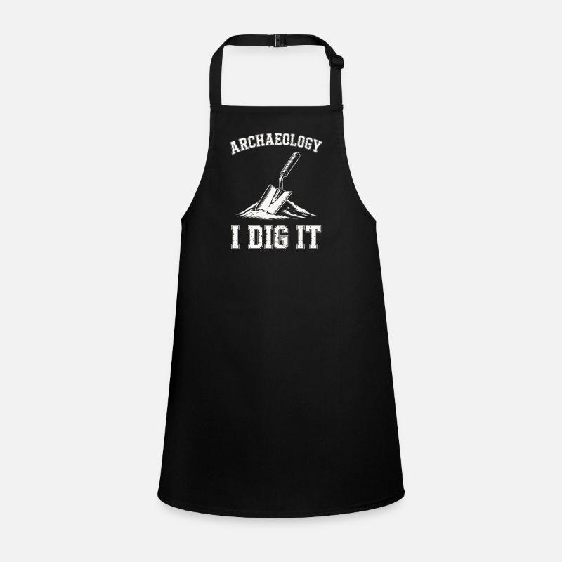 Archaeology I Dig It Trowel Design Children's Apron