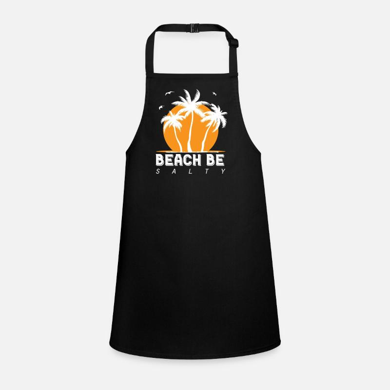 Beach Be Salty Palm Trees Sunset Children's Apron