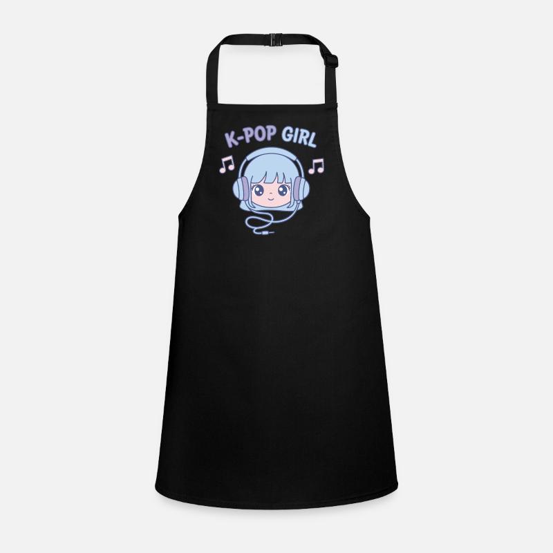 Fille K-Pop Mignonne Musique Kpop Coréenne Fille Anime Tablier Enfant
