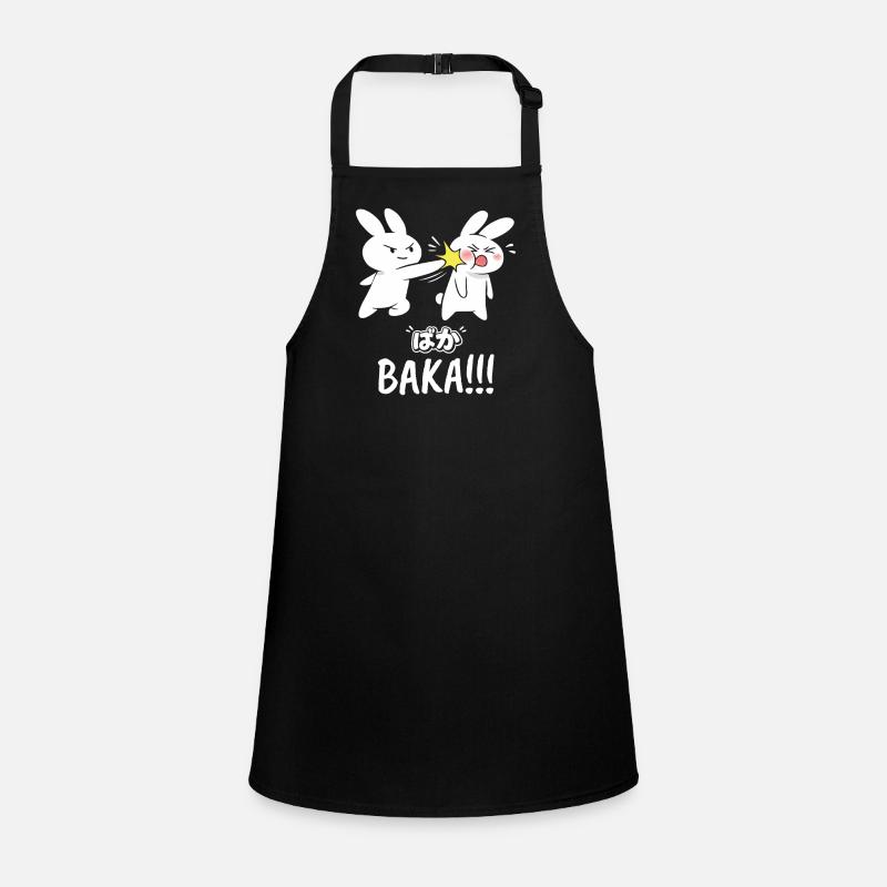 Baka Rabbit Slap Anime Lustiges Japanisches Otaku Schürze für Kinder
