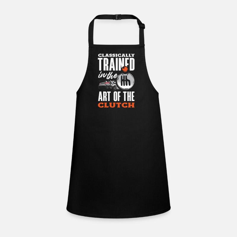 Manual car, classically trained Children's Apron