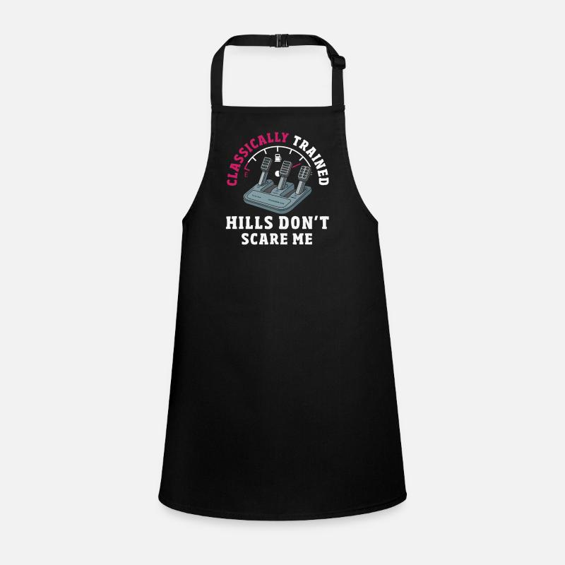 Manual car, classically trained Children's Apron