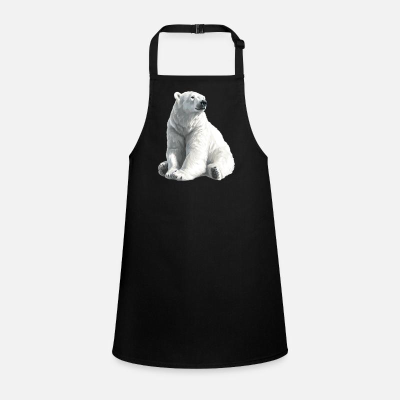 Polar Bär Illustration Eislicht Schürze für Kinder