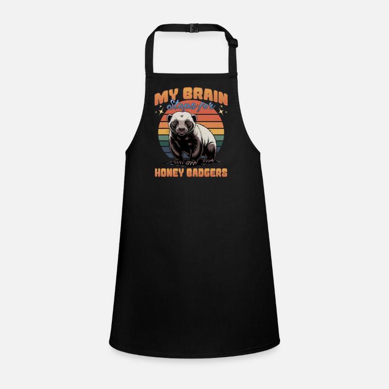 Funny Honey Badger Children's Apron