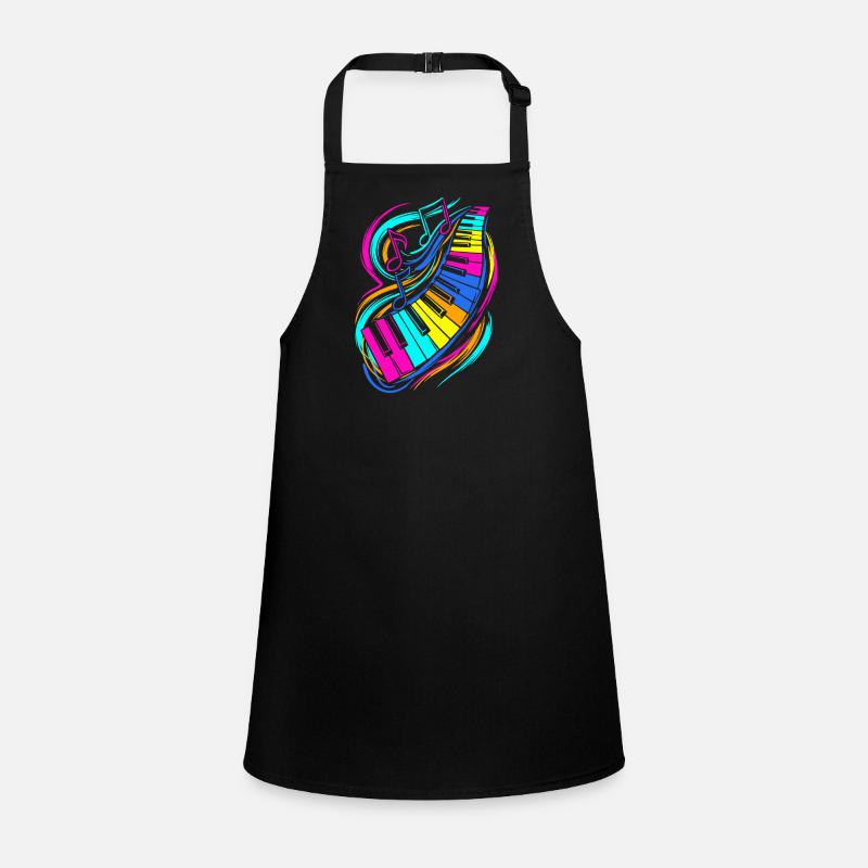 Piano keyboard Children's Apron