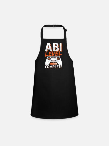 Abi 2026 Abitur Gymnasium Graduation Abiturient - Children's Apron - black - Front