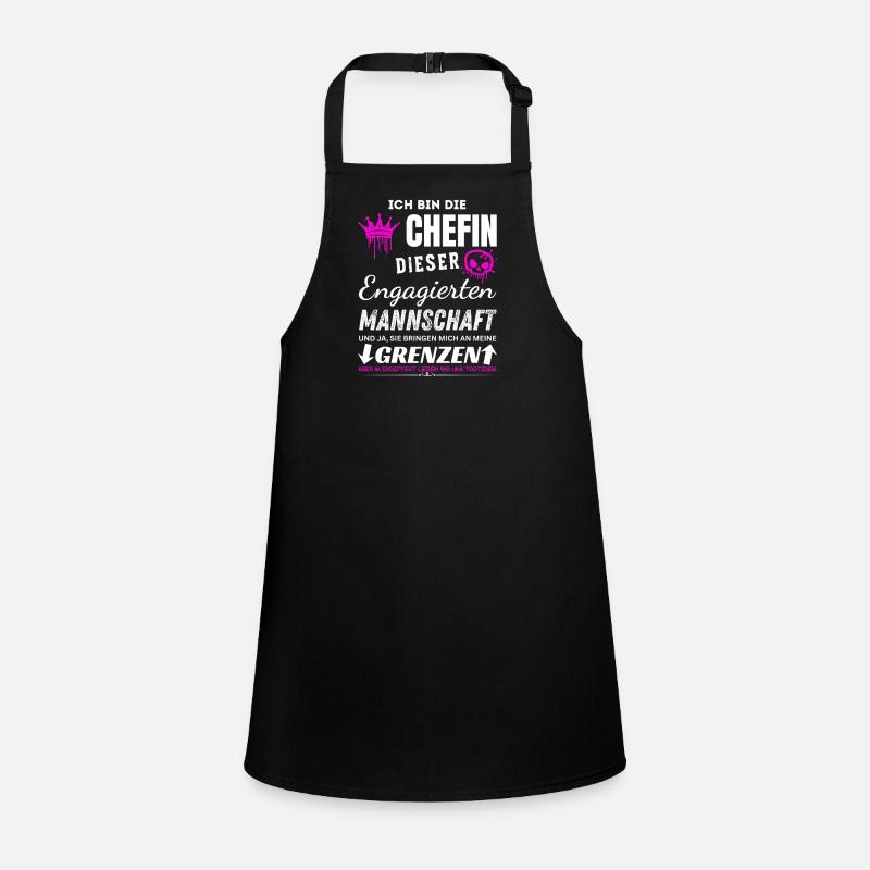 Chefin der Engagierten Mannschaft Chefin Geschenke Children's Apron