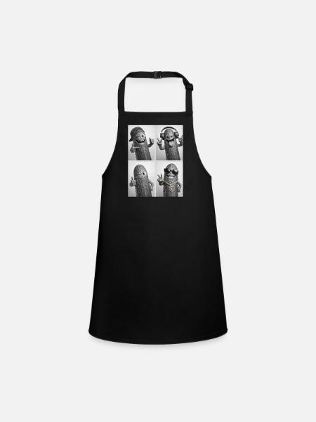 Pickle - Children's Apron - black - Front
