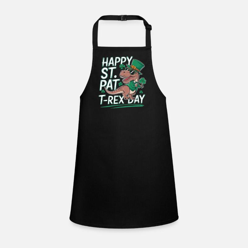 St Patrick's T-Rex Hat Children's Apron