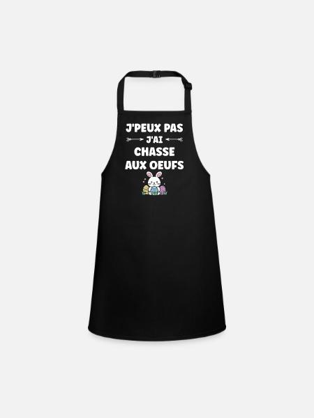 egg hunt - Children's Apron - black - Front