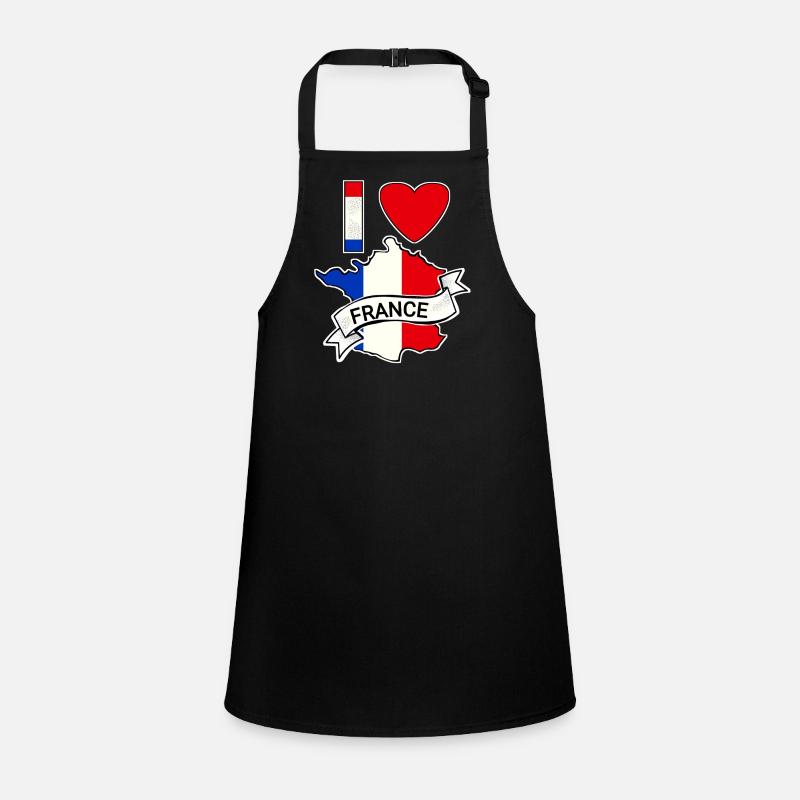 France - Flag - Map Children's Apron