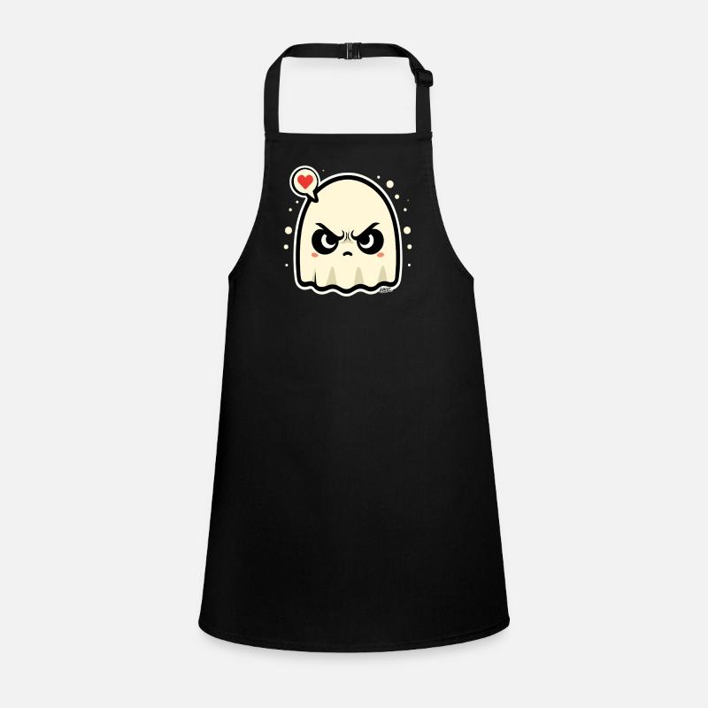 Wütender Geist mit Herz Sprechblase Schürze für Kinder