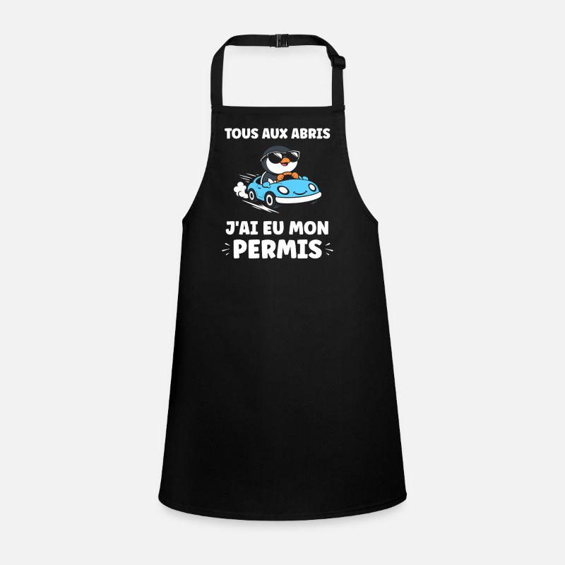 Driver's license humor Children's Apron