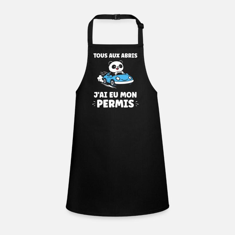 Driver's license humor Children's Apron